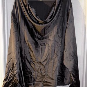 Worthington Black Satin Top